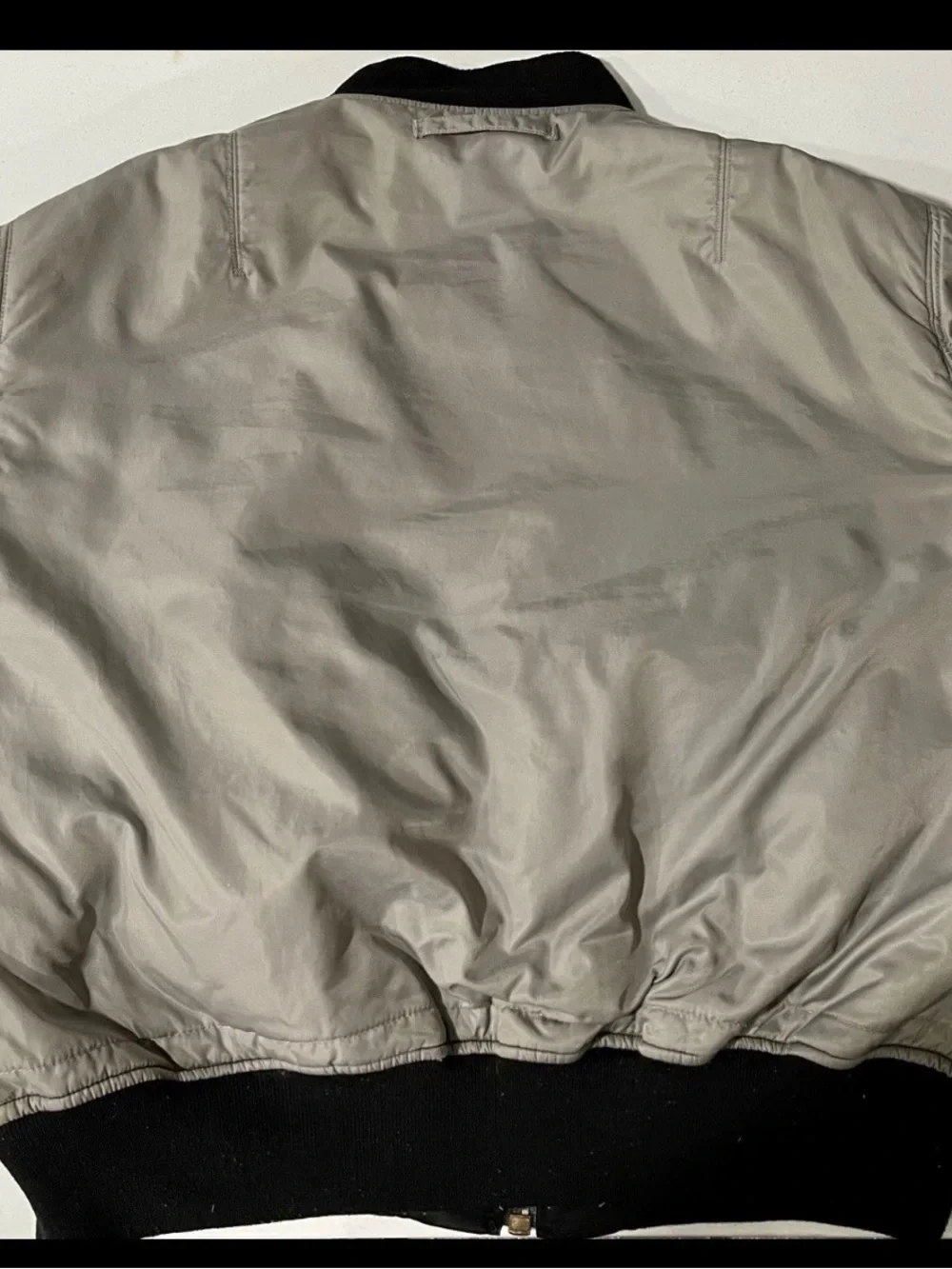 Nascar Black Bomber Jacket with Red Accents